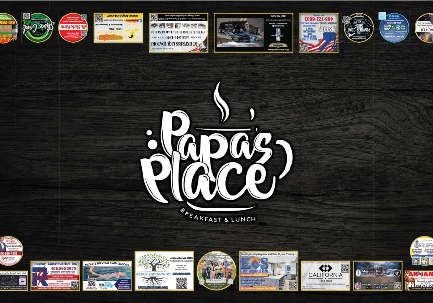 Papa's Place tabletop